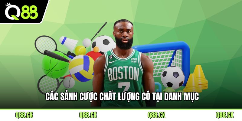 Các sảnh cược chất lượng có tại danh mục